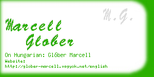 marcell glober business card